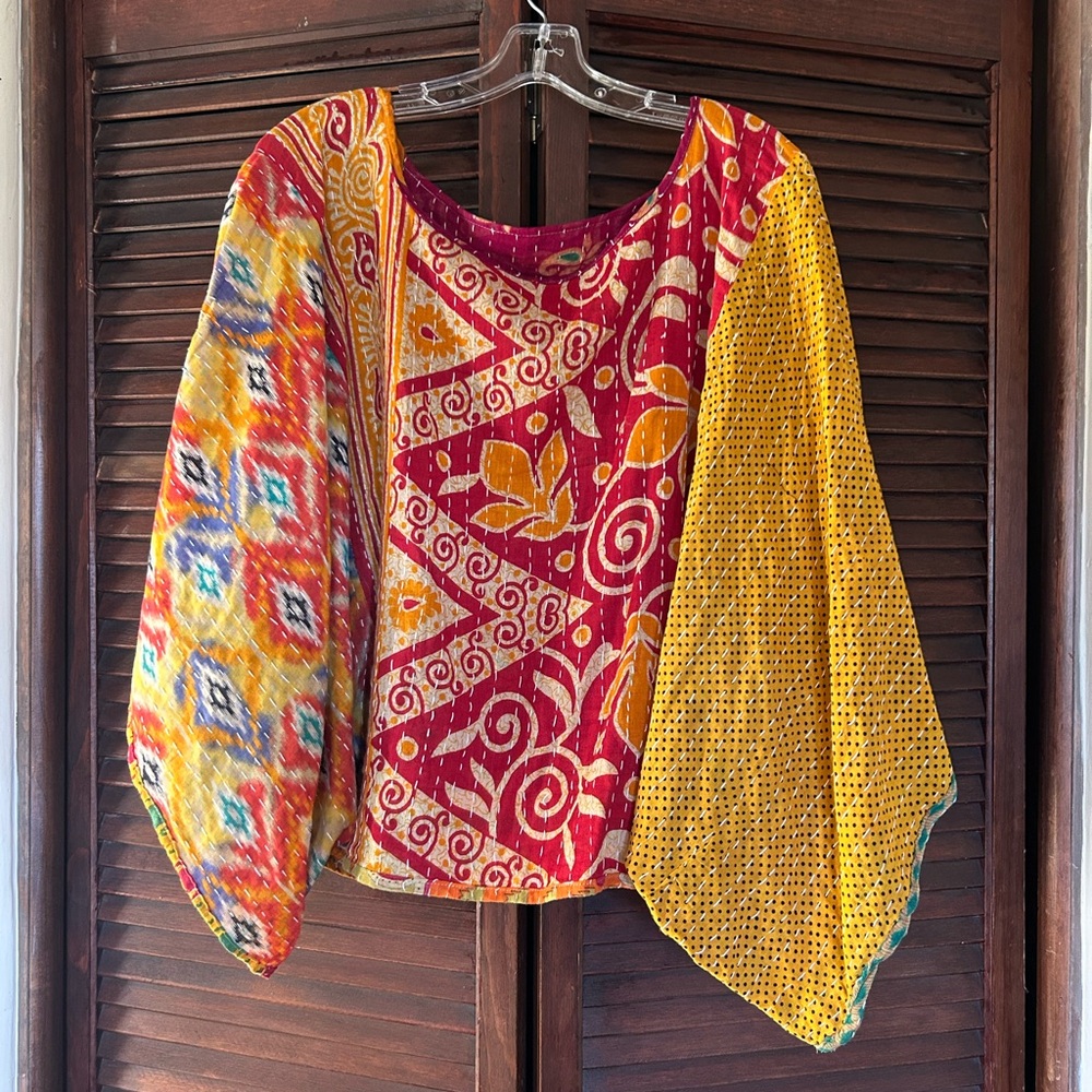 Colorful Reversible Bohemian Women's Top